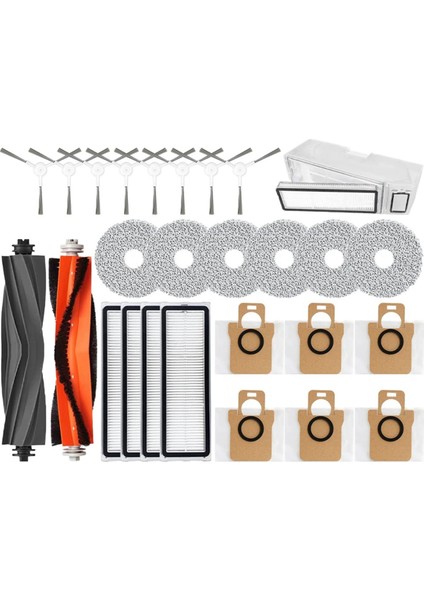 Dreame L10S ULTRA/S10 Pro Aksesuarları Xıaomı Mijia Omni 1s B101CN Robot X10+ Vakum Ana Yan Fırça Filtresi (Yurt Dışından)