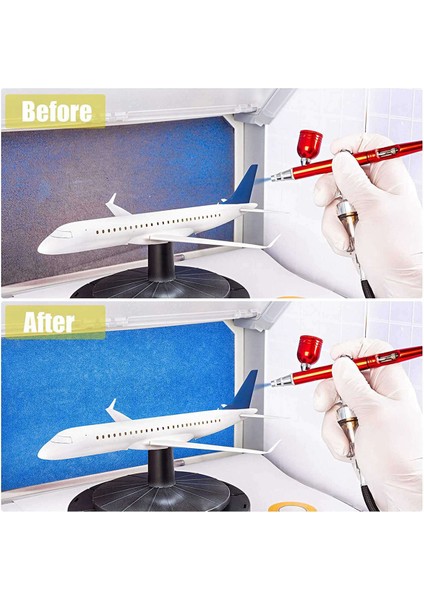 2 Adet Airbrush Kabin Filtresi Sprey Seti Ped Püskürtme Kabini Egzoz Filtresi Master/paasche/kurumsal/airhobby (Yurt Dışından)