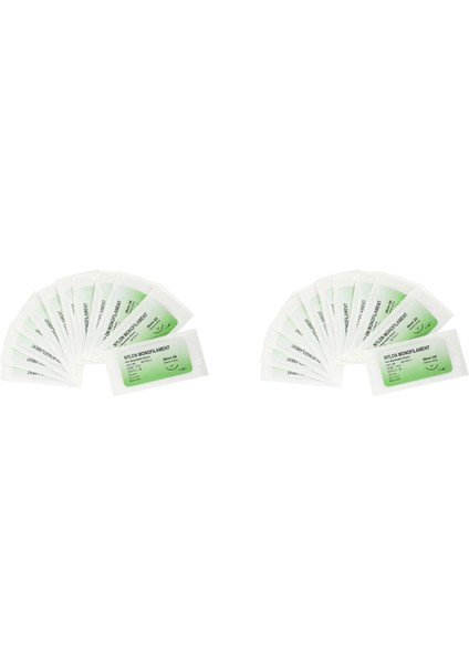 24 Adet Iğne Dikiş Naylon Monofilament Iplik 2/0 (Yurt Dışından)