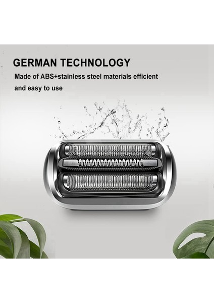 Braun Series 7, 7020S, 7025S, 7085CC, 7027CS, 7071CC, 7075CC Için 2x 73S Tıraş Makinesi Folyosu ve Kesici Yedek Parça (Yurt Dışından)