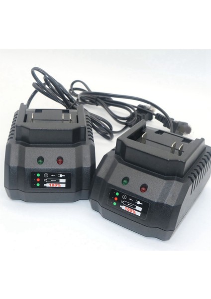 Lityum 18V 21V Için 2x Şarj Cihazı Akülü Matkap Açılı Taşlama Elektrikli Üfleyici Elektrikli El Aletleri Için Geçerlidir Ab Tak (Yurt Dışından) fırsatları