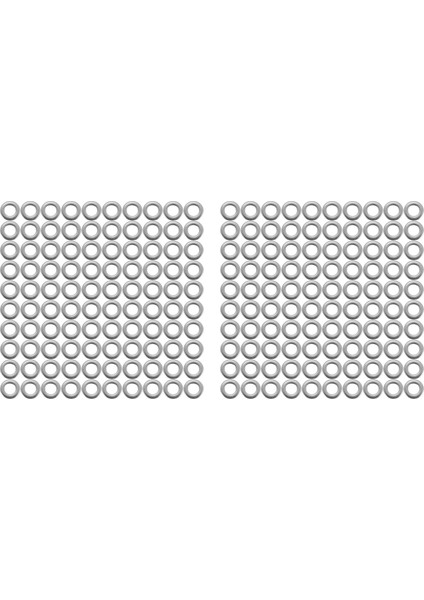 M5X10MM Paslanmaz Çelik Yuvarlak Düz Pul Cıvata Vidası Için 200 Adet (Yurt Dışından)