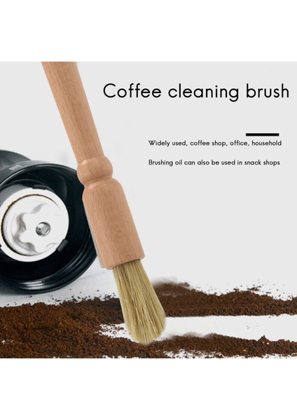 2 Pcs Coffee Grinder Cleaning Brush Wood Dusting Brush For Espresso Stations And Equipment (Yurt Dışından) fiyatları
