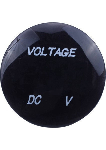 5x 5V-25V Dc Voltmetre LED Dijital Ekran Panele Monte Yuvarlak Su Geçirmez Araba Motosiklet Araba (Yurt Dışından)