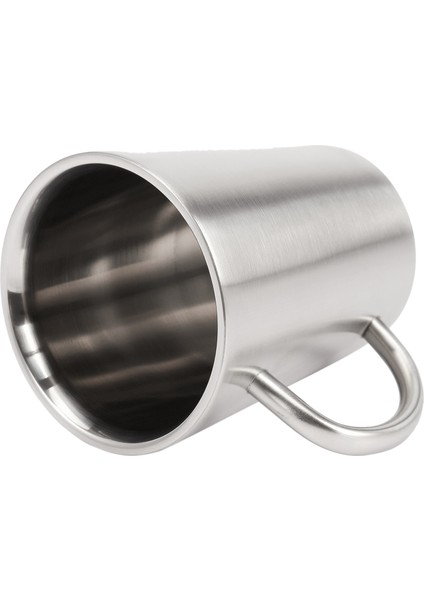 340 ml Stainless Steel Copper Plated Coffee Cup Double Layers 304 High Temperature Resistance Milk Tea Mug Silver (Yurt Dışından) indirimleri