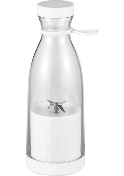Taşınabilir Mini Elektrikli Blender 300ML Meyve Sıkacağı Bardağı 6 Bıçaklı Smoothie Için (Yurt Dışından)