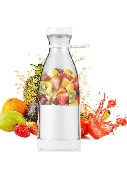 Taşınabilir Mini Elektrikli Blender 300ML Meyve Sıkacağı Bardağı 6 Bıçaklı Smoothie Için (Yurt Dışından) fiyatları