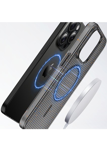 iPhone15 Pro Case Telefon Kapağı Magsafe Splash Mürekkep Olumlu Doku Pc Kabuk Matte Beyaz ile Uyumlu (Yurt Dışından) fırsatları