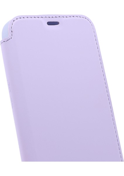 iPhone15 Pro Koruyucu Kılıf Kart Tutucu Kickstand Sıvı Silikon Cilt Touch Telefon Kapak Işık Mor (Yurt Dışından) indirimleri