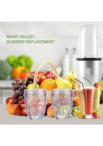 Blender Bardakları Seti Için 12OZ Bardak Yedek Parçaları 250W MB1101 Serisi Blenderlere Uygun (Yurt Dışından) fırsatları