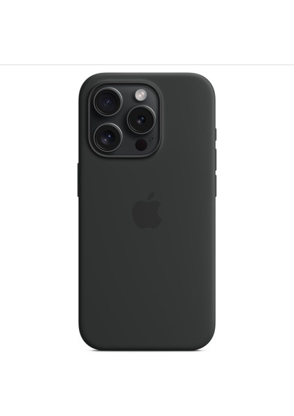 iPhone15 Pro Vasası Yumuşak Silikon Cep Telefonu Kapak Kabuk Black (Yurt Dışından)