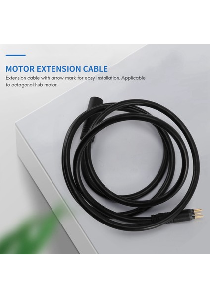 130CM 9 Pin Dönüşüm Motor Teli Dişi-Erkek Konnektör Su Geçirmez Motor Uzatma Kablosu Motor Kabloları Elektrikli Bisiklet Için (Yurt Dışından)