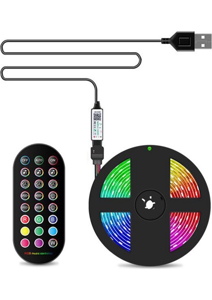 Renk Değiştiren Müzik Senkronizasyonlu LED Işıklar Rgb Işıklar 5050SMD Ev Partisi Için Uzaktan Kumanda ile App Kontrolü 3 Metre (Yurt Dışından) modelleri