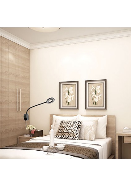 LED Masa Lambası 5W Üç Karartma USB Anahtarı Kablosu Masa Lambası Işık Okuma Lambası Duvar Lambası Beyaz Üzerinde Klip (Yurt Dışından) fiyatları