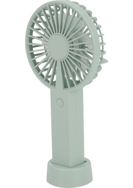 El Kişisel Fan USB Taşınabilir Masaüstü Mini Fan Mini Soğutucu LED Işık ile Seyahat Açık Ev Ofis Sessiz Masa Fanları-Yeşil (Yurt Dışından) modelleri