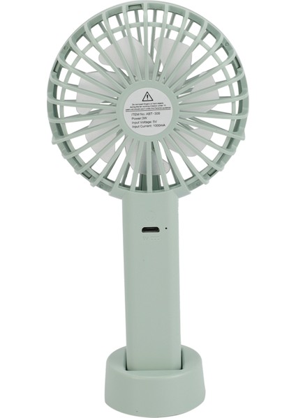 El Kişisel Fan USB Taşınabilir Masaüstü Mini Fan Mini Soğutucu LED Işık ile Seyahat Açık Ev Ofis Sessiz Masa Fanları-Yeşil (Yurt Dışından) fırsatları