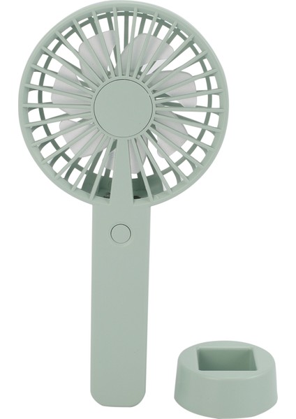 El Kişisel Fan USB Taşınabilir Masaüstü Mini Fan Mini Soğutucu LED Işık ile Seyahat Açık Ev Ofis Sessiz Masa Fanları-Yeşil (Yurt Dışından) indirimleri