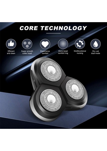 Philips Için RQ12 Yedek Tıraş Kafaları RQ1250 RQ1260 RQ1275 RQ1280 RQ1290 RQ1250CC RQ1260CC RQ1280CC Rq 1090 Jilet (Yurt Dışından)