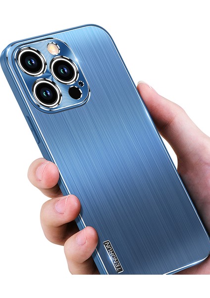 iPhone15 Pro Kabuk Fırçalı Tpu+Metal Kırmaya Dayanıklı Telefon Kapak Black Için Koruyucu Kılıf (Yurt Dışından) fiyatları