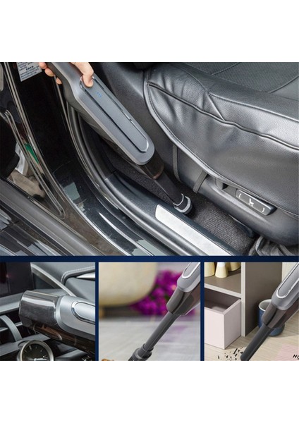 Yükseltme Taşınabilir Yüksek Güçlü Araba Ev Çift Amaçlı Elektrikli Süpürge Güçlü Emme USB Kablosu Şarj Edilebilir Temizleme Makinesi (Yurt Dışından)