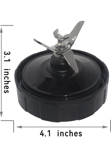 Ninja Blender Için 2x Yedek Parça Montajı 7 Yüzgeçleri, Çıkarıcı Bıçak Blender Fincan Parçaları BL451 BL456 (Yurt Dışından)