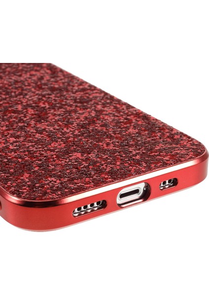 iPhone14 Plus Için Case Elektrapan Çerçeve Glitter Pulins Telefon Kapak-Kırmızı (Yurt Dışından) indirimleri