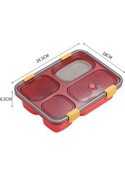 Öğle Yemeği Kutusu Bölmeli Taşınabilir Bento Kutusu Yetişkin Çocuklar Için Mikrodalga Güvenli Çocuk Okul Salata Kutuları Gıda Kabı B (Yurt Dışından) fiyatları