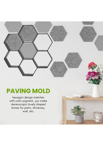 Dıy Veranda Yürüyüşü Maker Basamak Taşı Beton Finişer Kalıp Yeniden Kullanılabilir Yol Maker Kalıp Bahçe Kaldırım Taşı 30*30 cm (Yurt Dışından) fiyatları