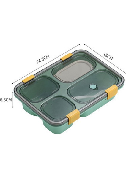 Öğle Yemeği Kutusu Bölmeli Taşınabilir Bento Kutusu Yetişkin Çocuklar Için Mikrodalga Güvenli Çocuk Okul Salata Kutuları Gıda Kabı B (Yurt Dışından) fırsatları
