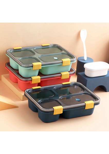 Öğle Yemeği Kutusu Bölmeli Taşınabilir Bento Kutusu Yetişkin Çocuklar Için Mikrodalga Güvenli Çocuk Okul Salata Kutuları Gıda Kabı B (Yurt Dışından) indirimleri