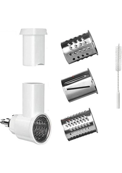 Kitchenaid Stand Mikser Için Peynir Dilimleme Parçalayıcı Aparatı, Kitchenaid Parçalayıcı Aksesuarlarını 3 Bıçakla Değiştirin (Yurt Dışından)