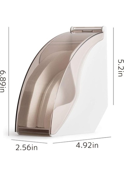 Coffee Filter Holder,coffee Paper Storage Container Dispenser Rack Shelf For , For , Cone Filters (Yurt Dışından)