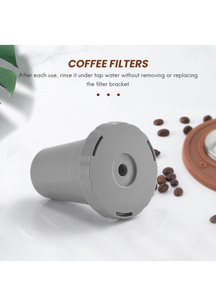 2 Pack Coffee Filters Reusable Compatible For 2.0 My K500 Gift B30 B40 B50 B60 B70 (Yurt Dışından)