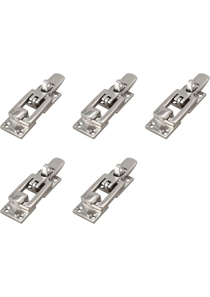 5X316 Paslanmaz Çelik Tekne Kapı Kilidi Mandalı Yakalama Anti-Çıngırak Raptiye Kelepçe 70MM (Yurt Dışından)