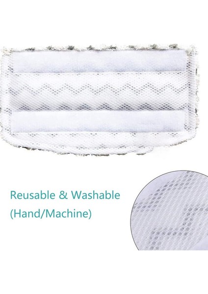 4 Paket Buharlı Paspas Yedek Pedleri Köpekbalığı Buharlı Paspas S1000 S1000A S1000C S1000WM S1001C Elektrikli Süpürgeler (Yurt Dışından)