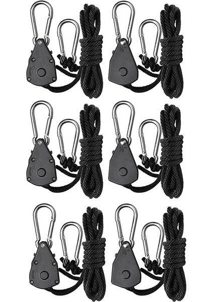 24 Adet 1/8 Inç Ağır Hizmet Ayarlanabilir Büyüme Işık Cırcırlı Halat Askısı, Büyüyen Lambaların Bahçeciliği Için Kullanılan (Yurt Dışından) fiyatları