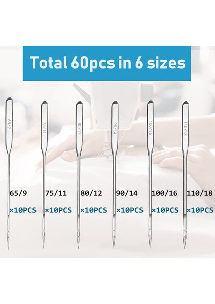 Dikiş Makinesi Iğneleri, 120 Adet Evrensel Tükenmez Dikiş Makinesi Iğneleri Kot Pantolon Için Dikiş Makinesi Aksesuarları (Yurt Dışından) modelleri