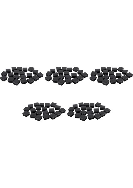 100 Adet Plastik Kare Körleme Uç Kapakları Boru Ek Parçaları 25MM x 25MM (Yurt Dışından)