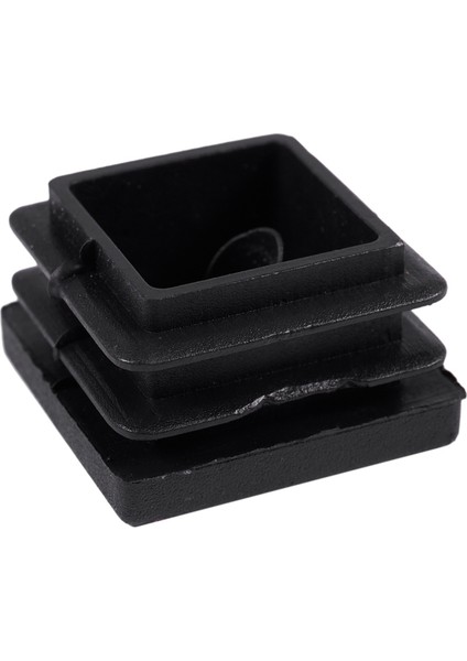 100 Adet Plastik Kare Körleme Uç Kapakları Boru Ek Parçaları 25MM x 25MM (Yurt Dışından)