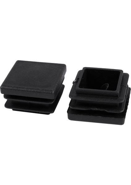 100 Adet Plastik Kare Körleme Uç Kapakları Boru Ek Parçaları 25MM x 25MM (Yurt Dışından)