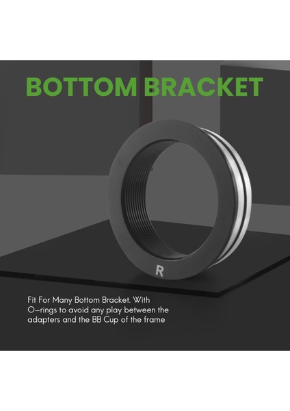 BB30'DAN Dönüştürücüye Alt Braket Dönüştürme Adaptör Halkası 42MM (Yurt Dışından)