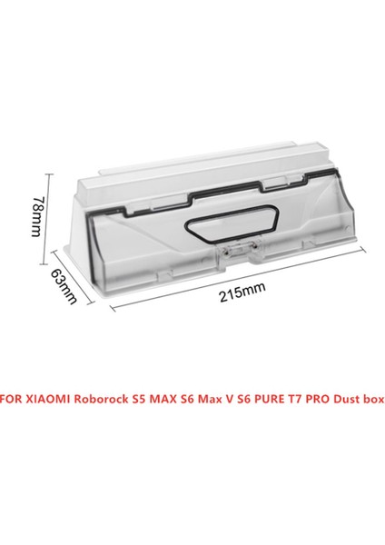 2x Toz Kutusu Parçaları Xiaomi Elektrikli Süpürge Roborock S5 Max S6 Maxv S6 Saf T7 Pro Robot Çöp Kovası Filtre Aksesuarları ile (Yurt Dışından) fırsatları