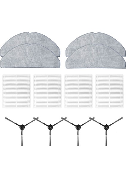 Roidmi Eve cc SDJ12RM Için Yedek Yedek Parça Yan Fırça Hepa Filtre Paspas Bezi (Yurt Dışından) fırsatları