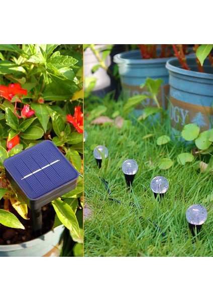 10 In 1 Güneş Spot Işık Dış Mekan LED Bahçe Çim Peyzaj Yolu Duvar Lambası (Yurt Dışından) indirimleri