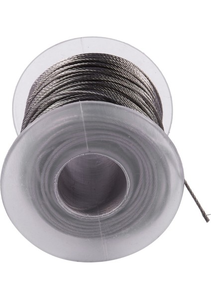 2x Kaldırma Kaldırma 7x7 1mm Çap Paslanmaz Çelik Esnek Tel Halat 177FT (Yurt Dışından) indirimleri