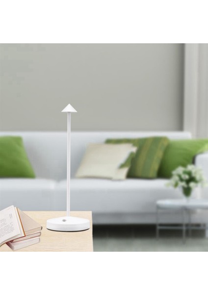 1800MAH Şarj Edilebilir LED Masa Lambası Modern Dokunmatik Ayarlı Masa Lambası Yatak Odası Için Restoran Dekorasyon Işık Beyaz (Yurt Dışından) fiyatları