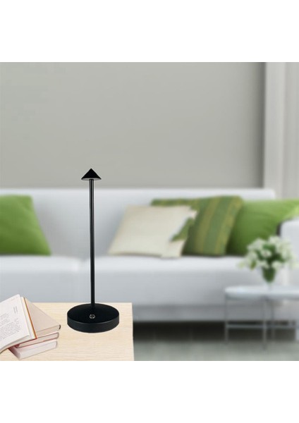 1800MAH Şarj Edilebilir LED Masa Lambası Modern Dokunmatik Ayarlı Masa Lambası Yatak Odası Için Restoran Dekorasyon Işık Beyaz (Yurt Dışından) fırsatları