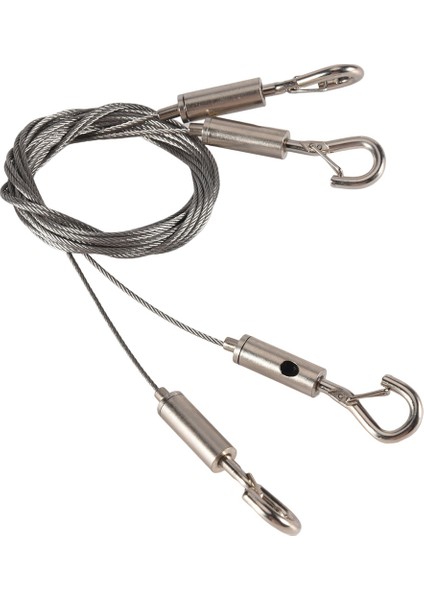 Ayarlanabilir Resim Asma Teli Ağır Hizmet Destekleri - 4 Paket Asma Donanımı, 2m X1.5mm Paslanmaz Çelik Tel Halat (Yurt Dışından) fırsatları