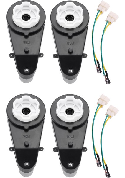 4 Adet 550 Evrensel Çocuk Elektrikli Araba Şanzıman Motorlu, 12VDC Motorlu, Çocuklar Arabaya Binmek Bebek Araba Parçaları (Yurt Dışından)
