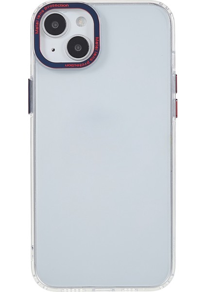 iPhone15 Plus Shockproof Tpu+Akrilik Kristal Temizli Telefon Kapak Sapfire (Yurt Dışından)